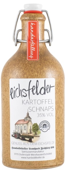 Eichsfelder Kartoffelschnaps Spirituose 35% vol. - Tonkrug